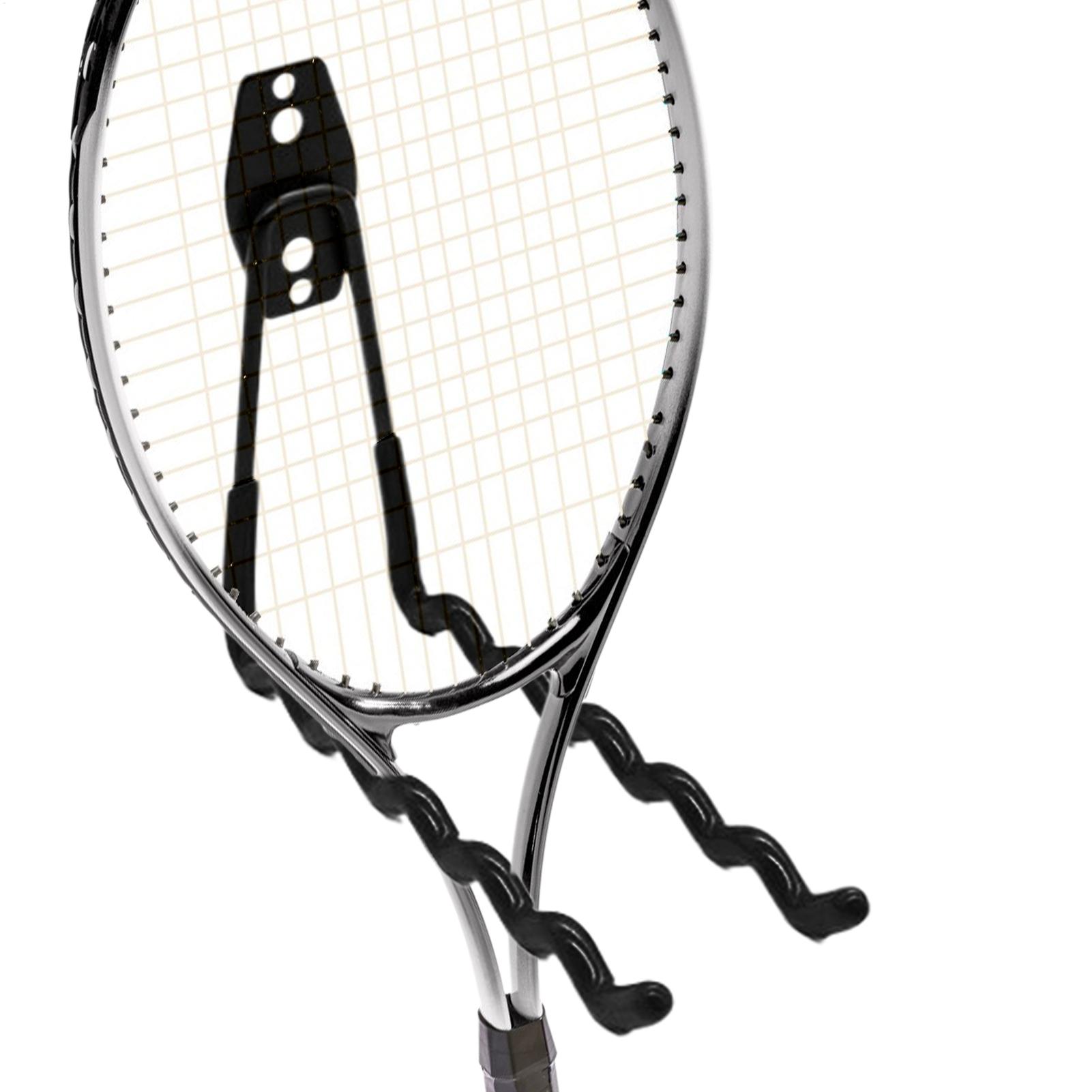 Badminton Zone - Металлический настенный держатель для теннисных ракеток,